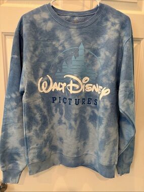 Disney NWOT Blue Tie-Dye Walt Disney Pictures Crewneck-Firm price